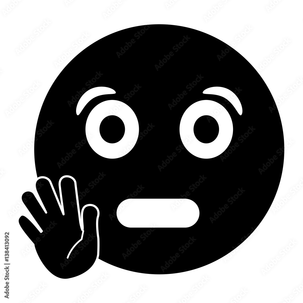 surprised emoticon funny pictogram vector illustration eps 10 surprised emoticon funny pictogram vector illustration eps 10