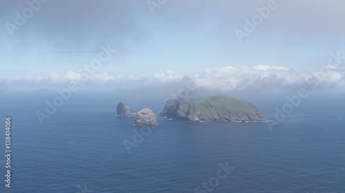 Timelapse of Isle of Soay viewed from Hirta St Kilda Scotland
