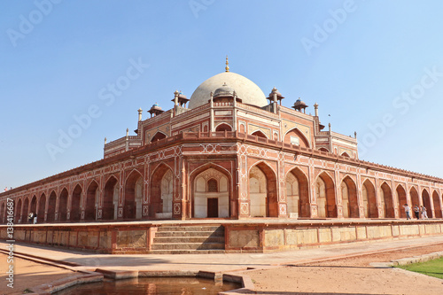  Mughal Emperor Humayun tomb in New Delhi, India was commissioned by his wife Bega Begum in 1569-70, designed by Persian architect Mirak Mirza. Many Mughal rulers lie buried here.