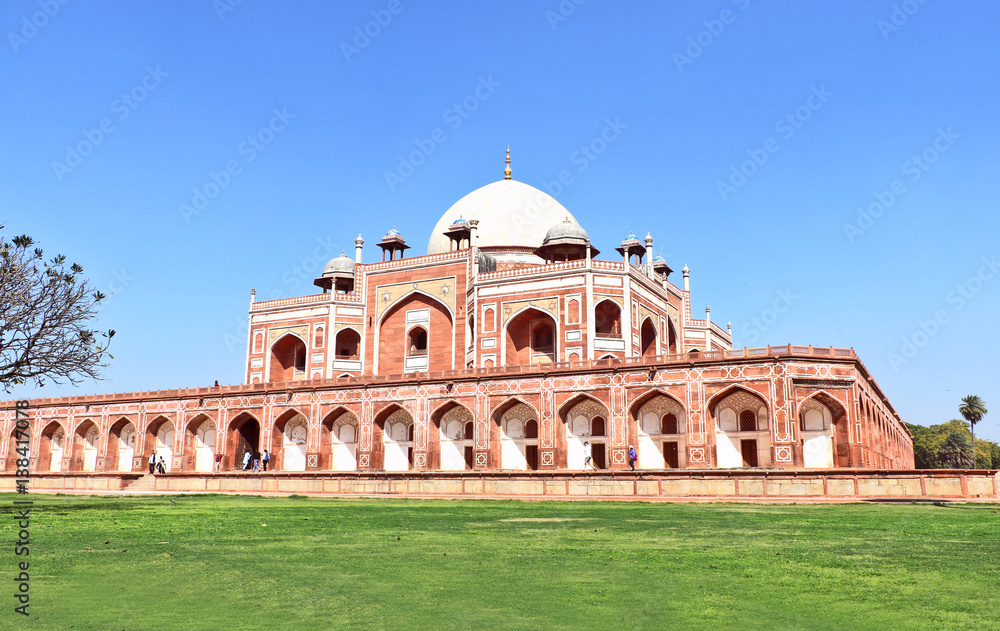  Mughal Emperor Humayun tomb in New Delhi, India was commissioned by his wife Bega Begum in 1569-70, designed by Persian architect Mirak Mirza. Many Mughal rulers lie buried here.