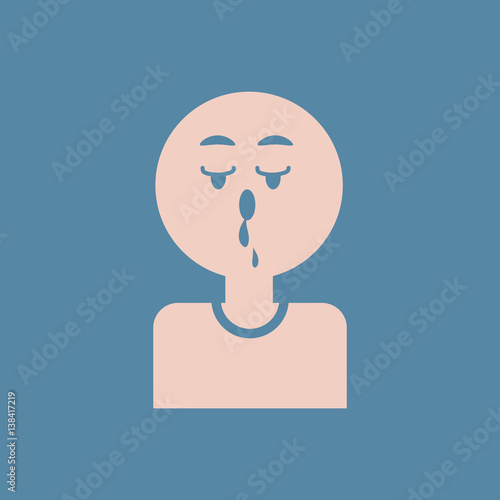 flowing snot nose, various symptoms of AIDS on the human