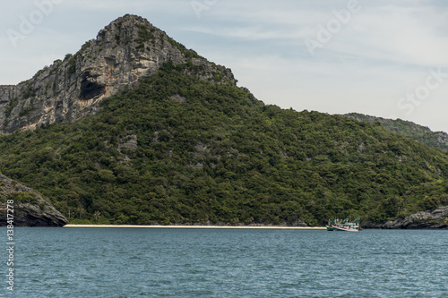 Thailand Beautiful paradise Beach green blue Ang Thong National Marine Park