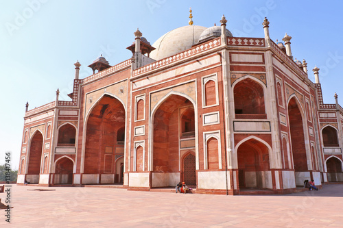 Mughal Emperor Humayun tomb in New Delhi, India was commissioned by his wife Bega Begum in 1569-70, designed by Persian architect Mirak Mirza. Many Mughal rulers lie buried here. © mds0