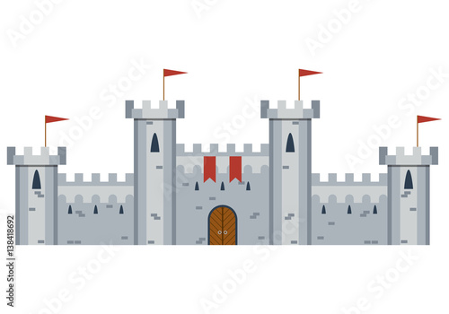 Illustration Of Medieval Castle
