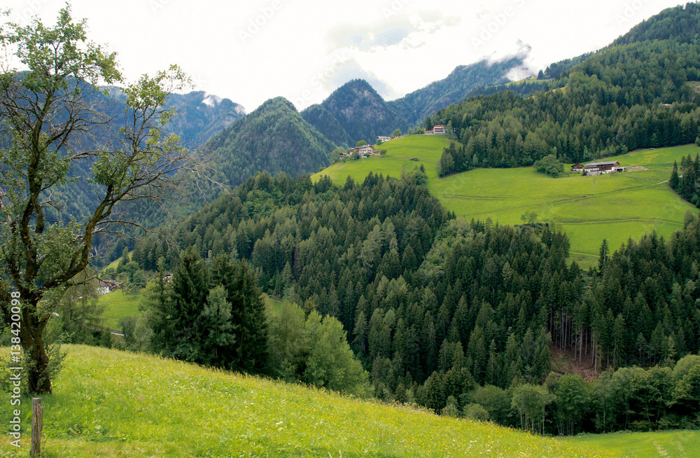 Beautiful mountain landscape in the dolomites Beautiful mountain landscape in the dolomites