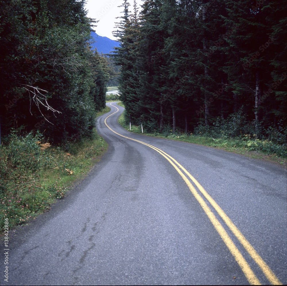 Fototapeta premium Winding road