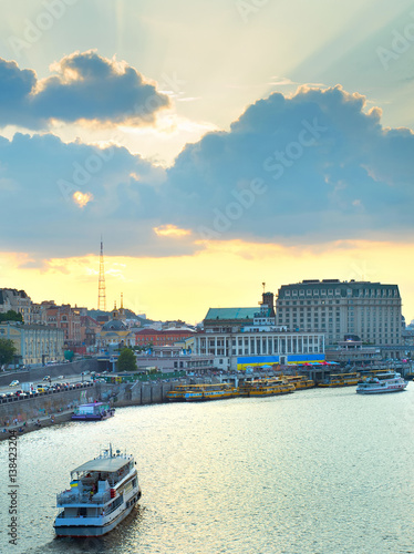 Kiev boat trip, Ukraine