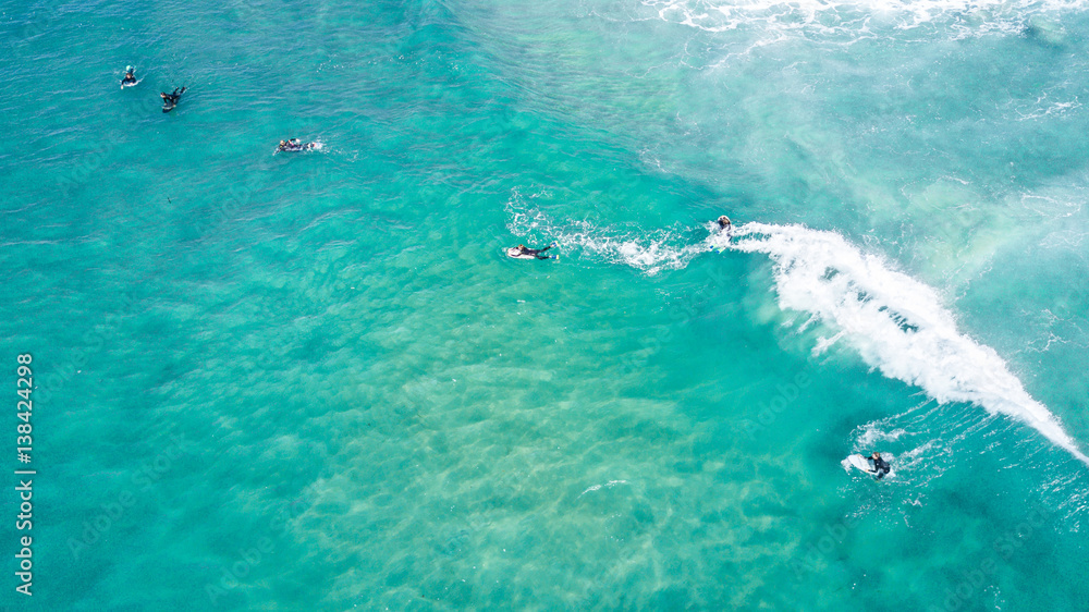 Fototapeta premium Surfing in Laguna Beach