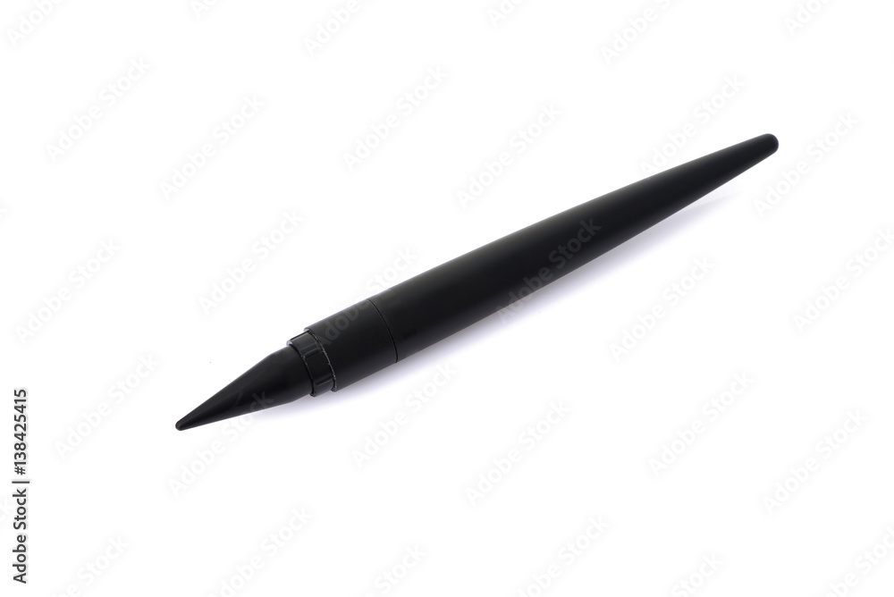 Black color Eye liner pencil on background Black color Eye liner pencil on background