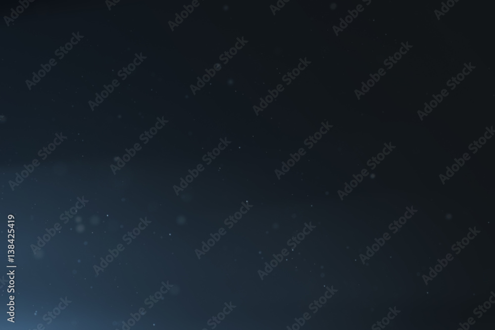 Abstract Dust Particle Background with Light Leak with Narrow Depth of Field