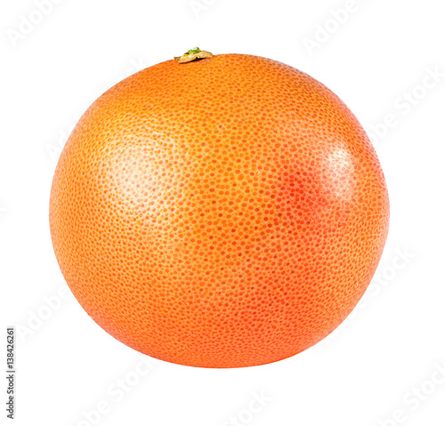 grapefruit isolated on white