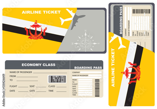 Economy class ticket for Brunei