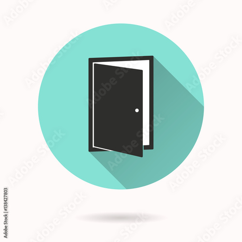 Door - vector icon.