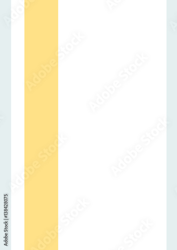 Business cover. Typographical vector design A4. Vertical, rectangular. Simple geometric style Light blue and orange lines on a white background