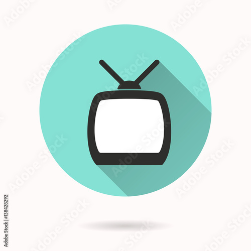 TV - vector icon.