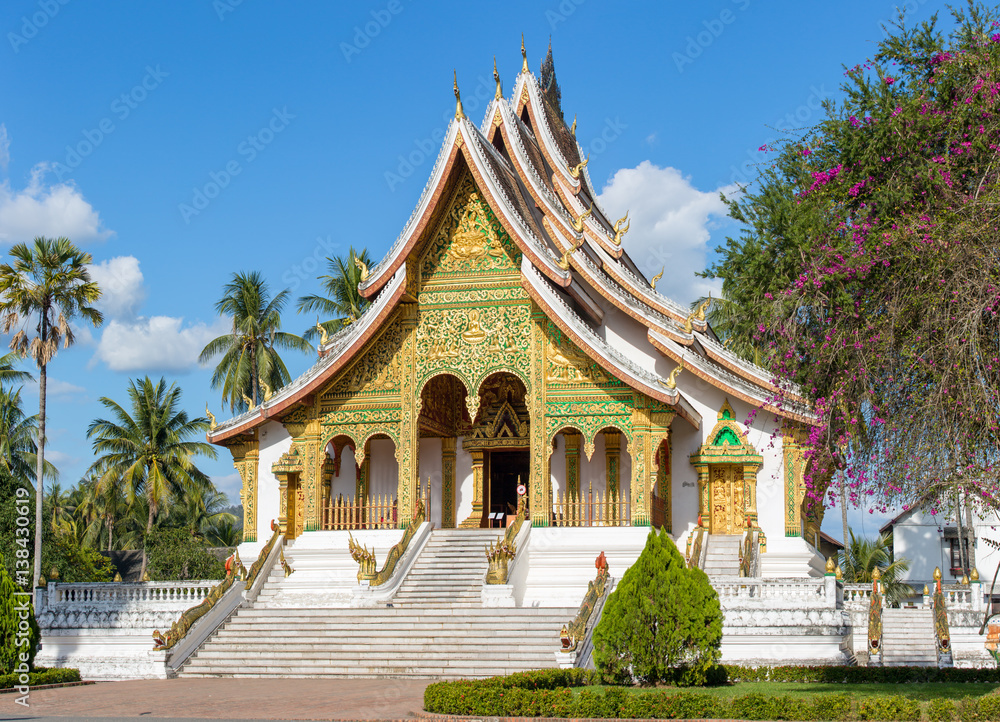 Haw Pha Bang temple in Luang Prabang, Laos