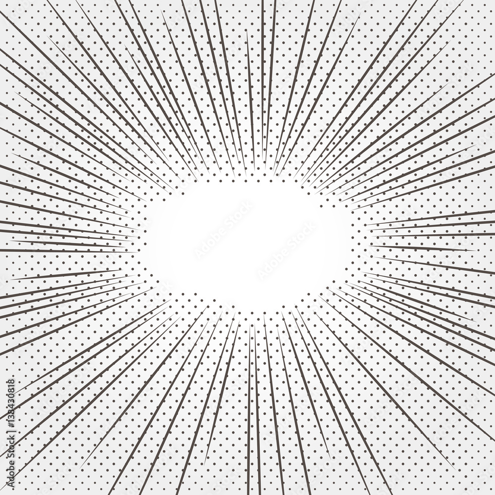 集中線のイラスト Stock Vector Adobe Stock