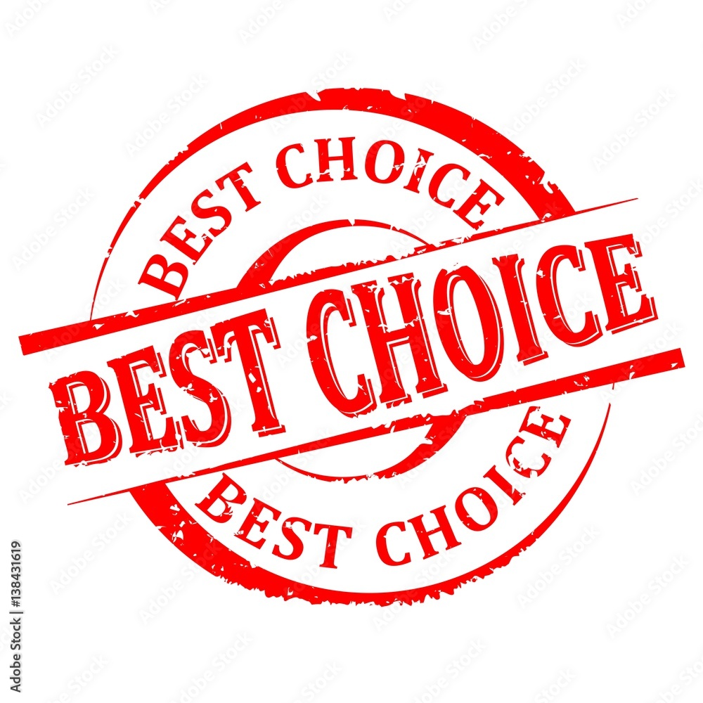 Damaged round red stamp with the word - best choice - vector eps Damaged round red stamp with the word - best choice - vector eps