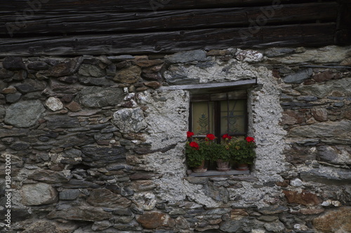haus, alpen, steinhaus
