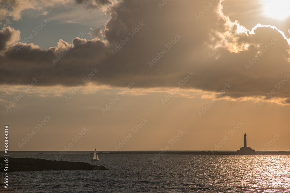Ionian sea lighthouse