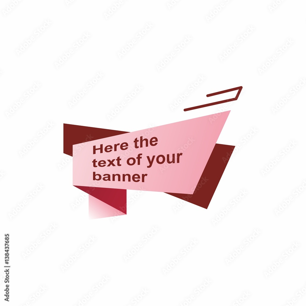 Abstract vector frame. Banner template Abstract vector frame. Banner template