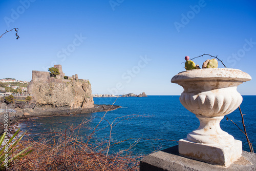 The norman castle of Acicastello photo