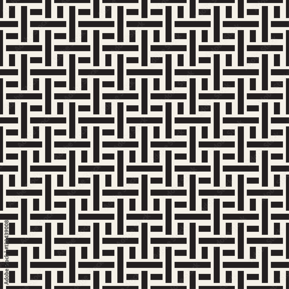 Maze Tangled Lines Contemporary Graphic. Vector Seamless Black and White Pattern. Maze Tangled Lines Contemporary Graphic. Vector Seamless Black and White Pattern.