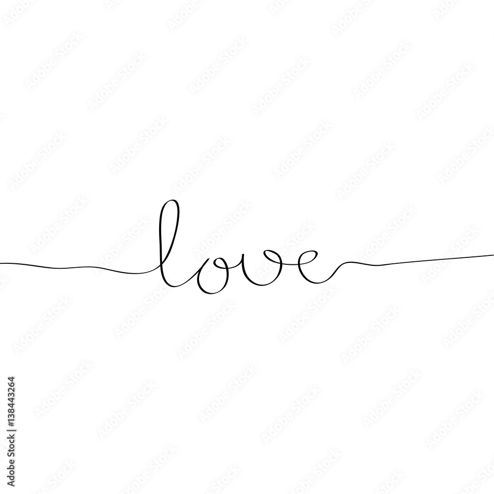 The cover design. Depicts the word love in black on a white background. Can be used as greetings for birthday or invitations. The cover design. Depicts the word love in black on a white background. Can be used as greetings for birthday or invitations.