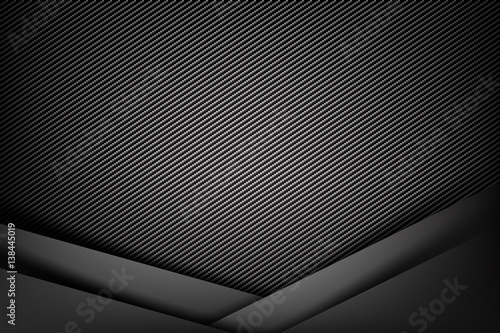 Abstract background dark with carbon fiber texture vector illustration eps10 018