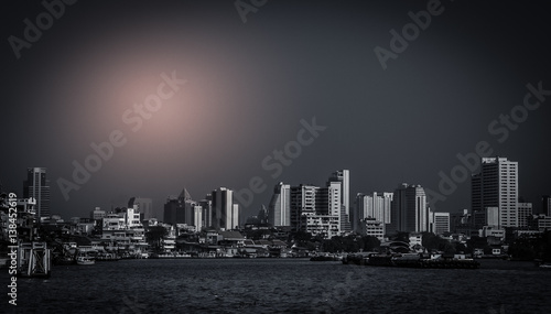 Bangkok panorama at dawn