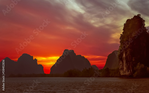 Thailand coastline scenery