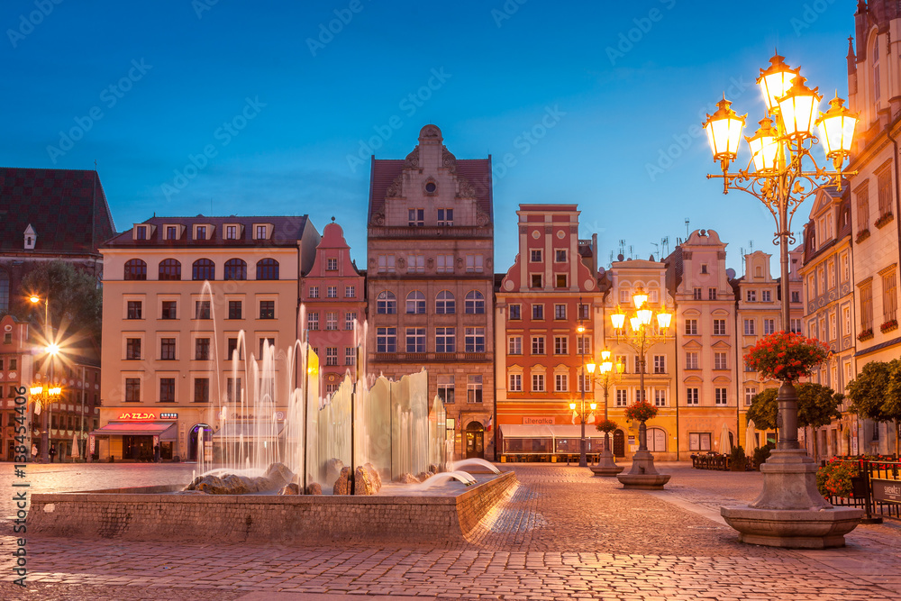 The Market Square, Wroclaw, Poland, Europe