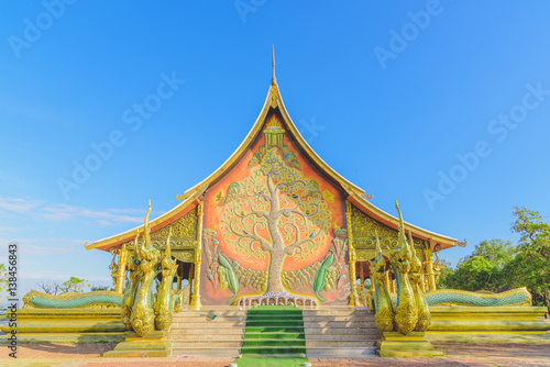 Wat Sirindhorn Wararam Phu Prao Temple (Wat Phu Prao)in Ubon Ratchathani province, Thailand. 