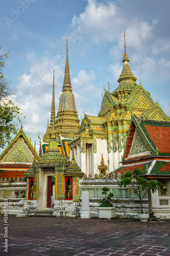 Wat pho temple Bangkok, Thailand.. © kasarp