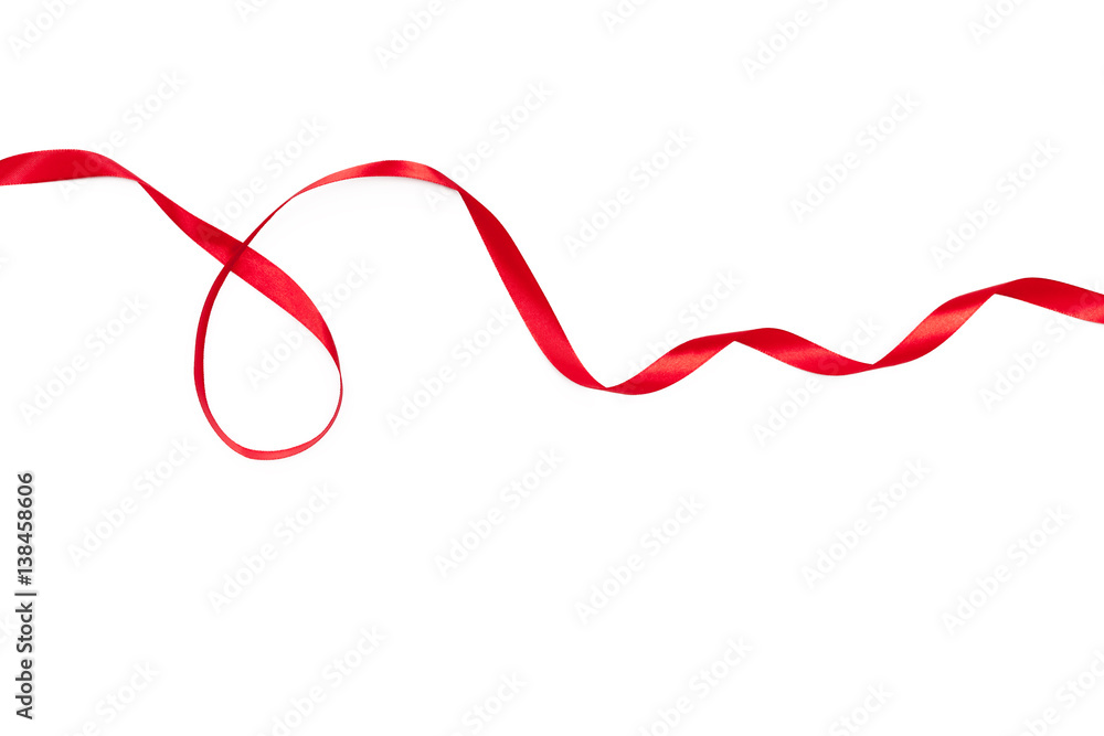 ribbon isolated on white ribbon isolated on white