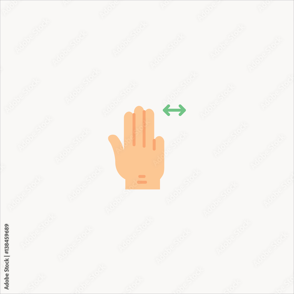 Obraz premium drag icon flat design