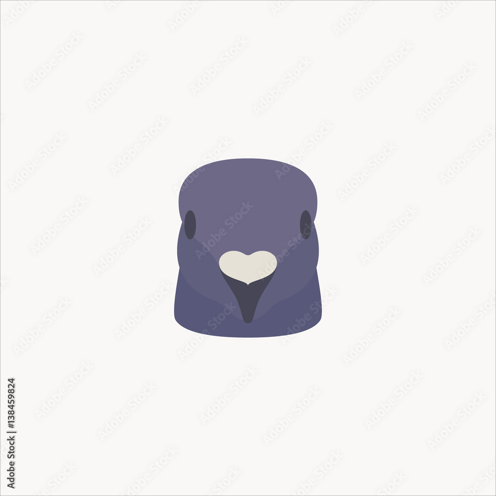 dove icon flat design dove icon flat design