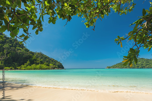 Wonderful exotic beach located Surin Island, Thailand © peangdao