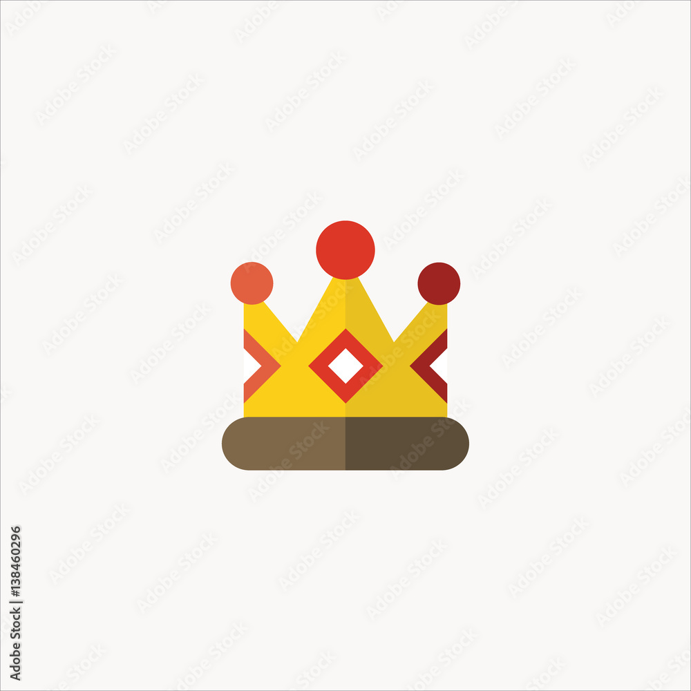 crown icon flat design crown icon flat design