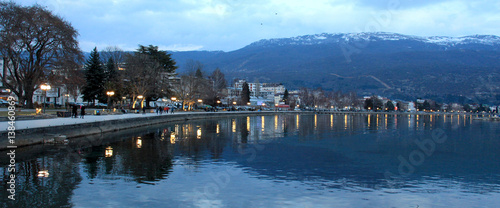lake ohrid and city of ohrid, macedonia