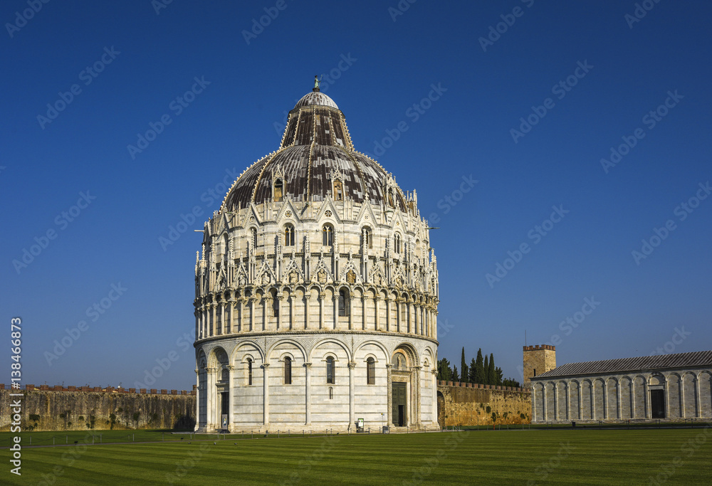Baptistery of St. John, Pisa, Tuscany, Italy, Europe