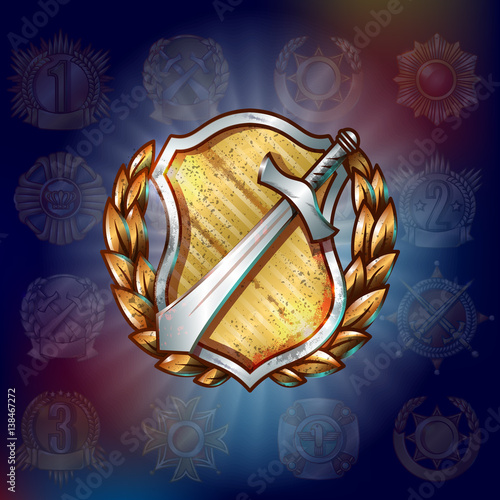 Cartoon Military Award Template