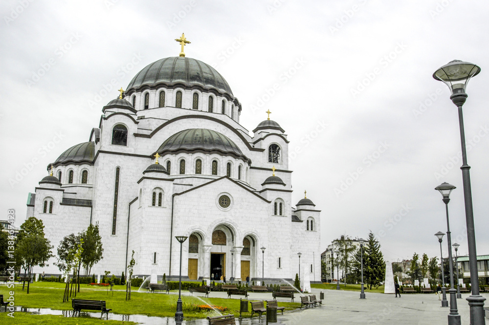 Beograd, Church of the Holy Sava in the Vracar city part, Serbia