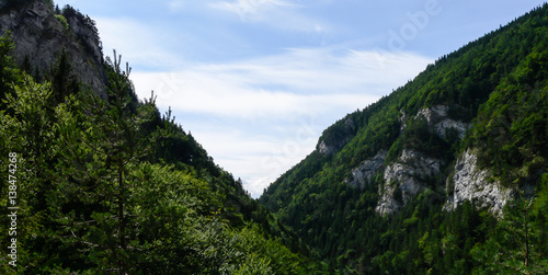 Beautiful landscape of Vysoke tatry mountains