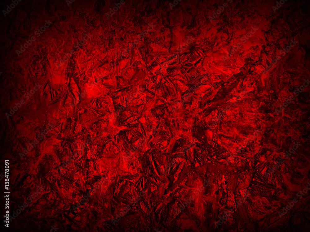 Fototapeta premium Dark red abstract textured closeup