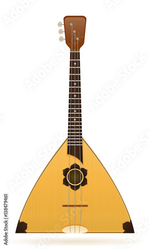 balalaika stock vector illustration