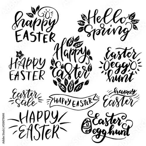 lettering about  easter.