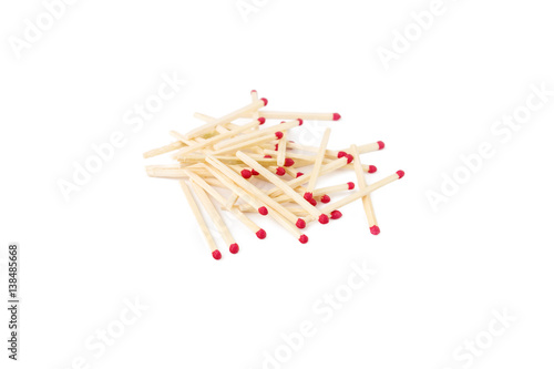 matches isolated on white background