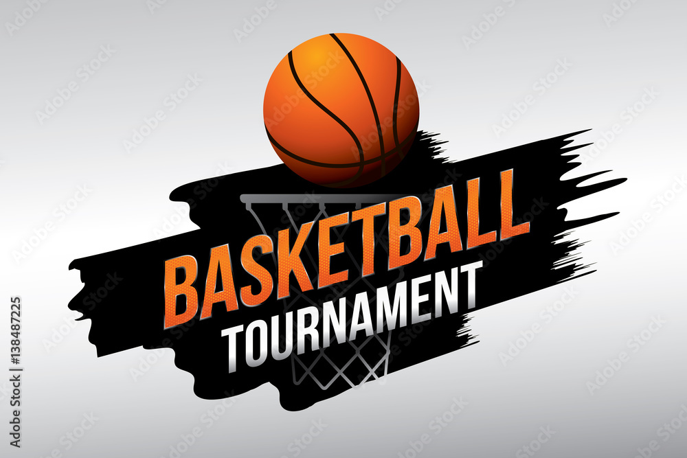 Basketball tournament. Vector illustration