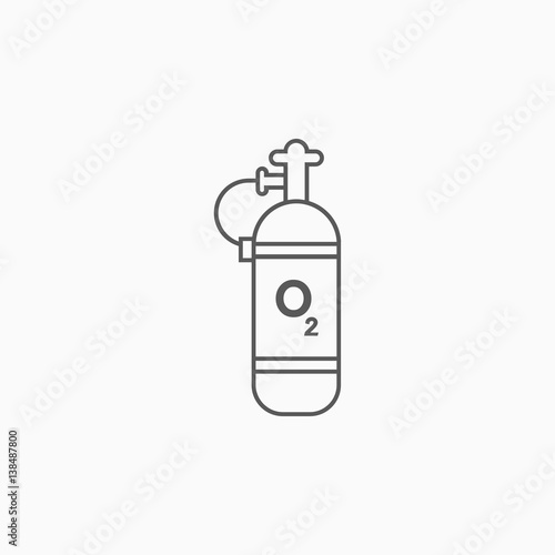oxygen cylinder icon